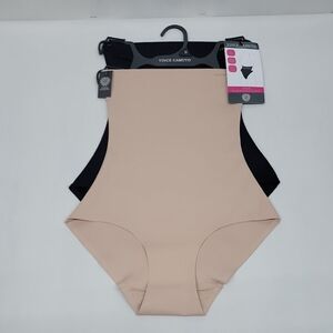 Vince Camuto High-Waisted Shapewear Set - Black and Nude